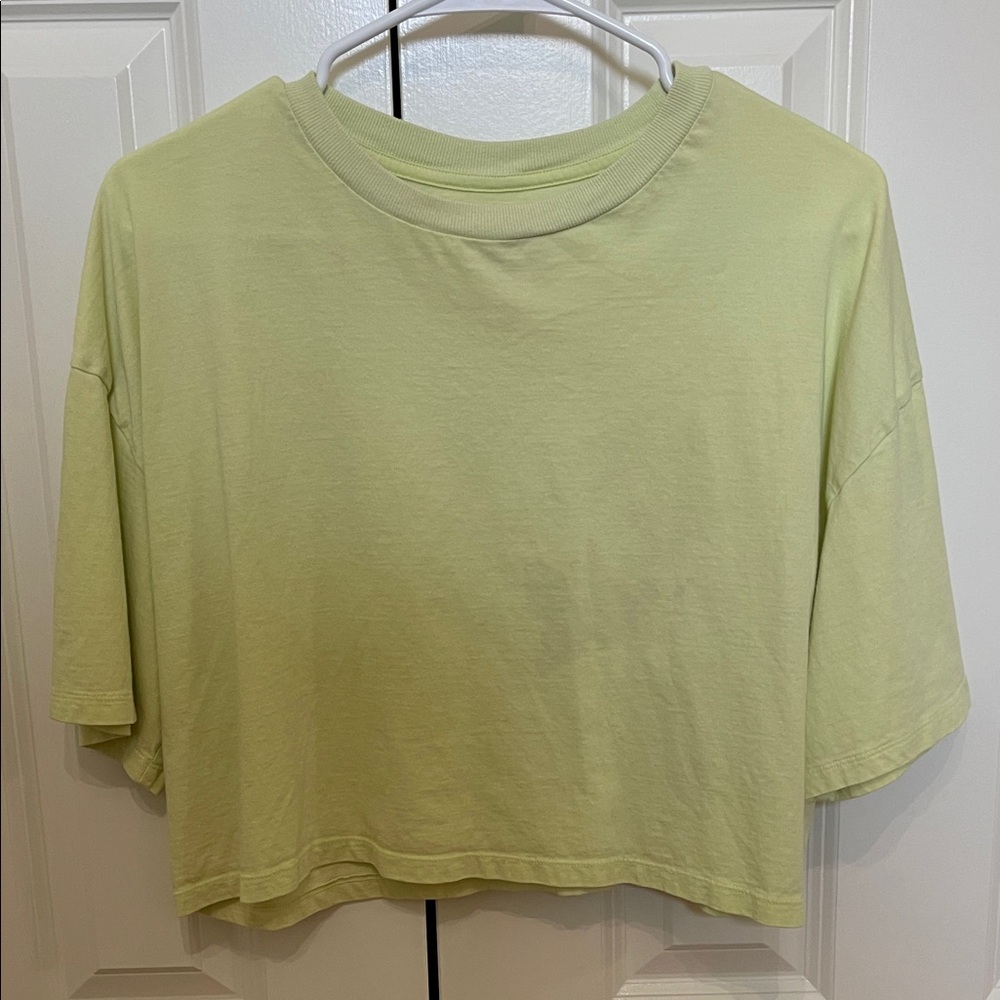 Lime Green Women's Crop Top